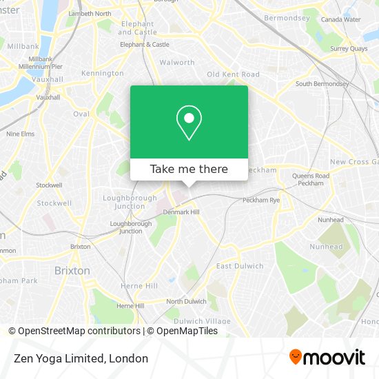 Zen Yoga Limited map