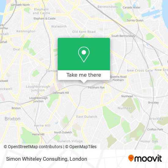 Simon Whiteley Consulting map