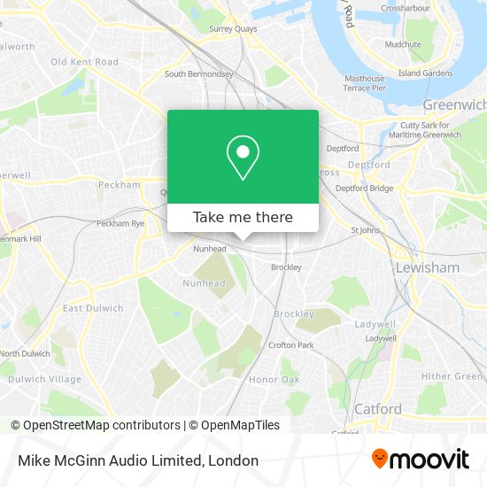 Mike McGinn Audio Limited map