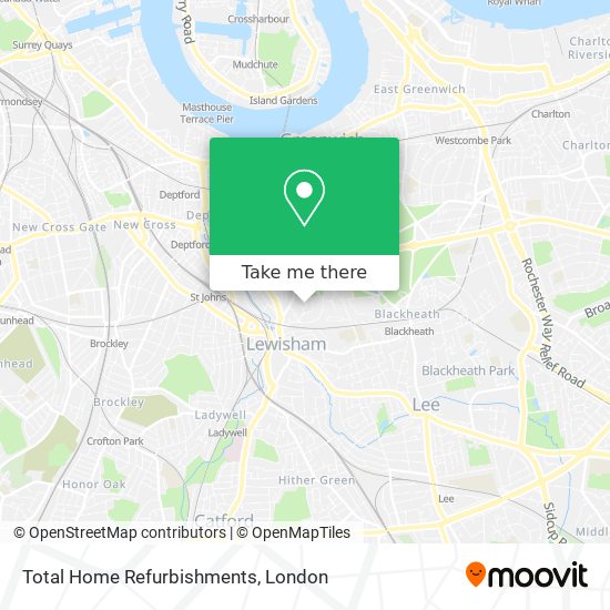 Total Home Refurbishments map