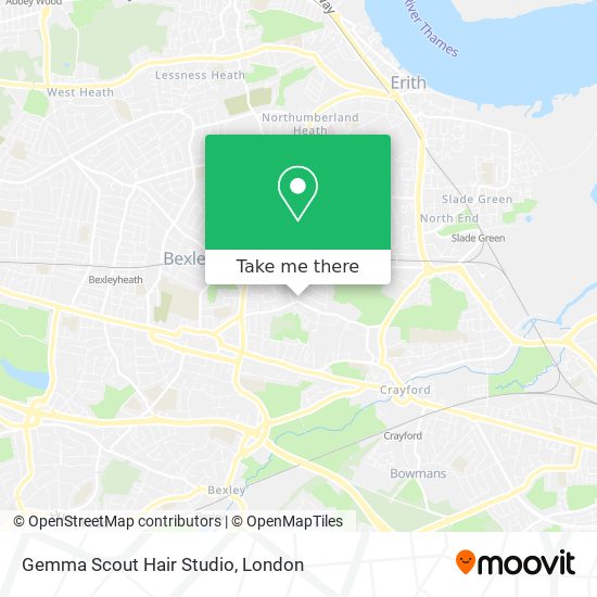 Gemma Scout Hair Studio map