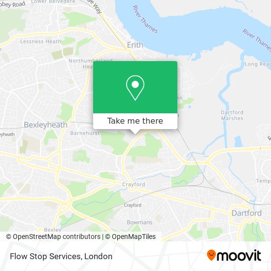 Flow Stop Services map