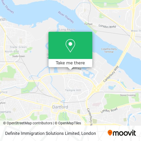 Definite Immigration Solutions Limited map