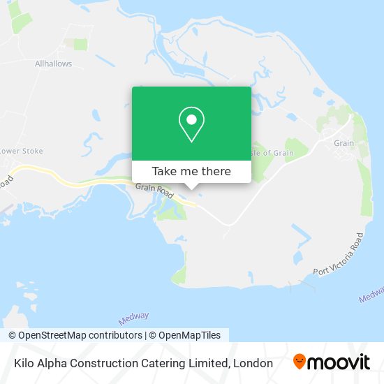 Kilo Alpha Construction Catering Limited map