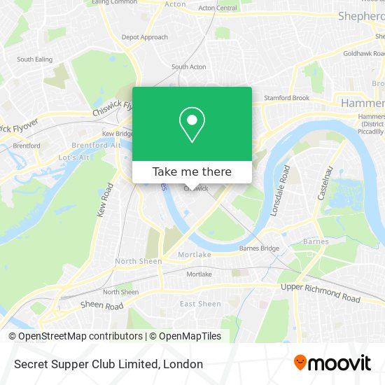 Secret Supper Club Limited map