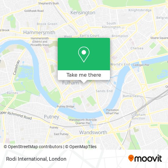 Rodi International map