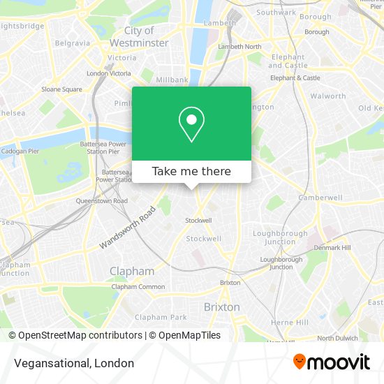 Vegansational map