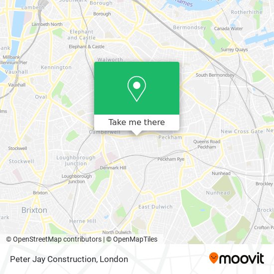 Peter Jay Construction map