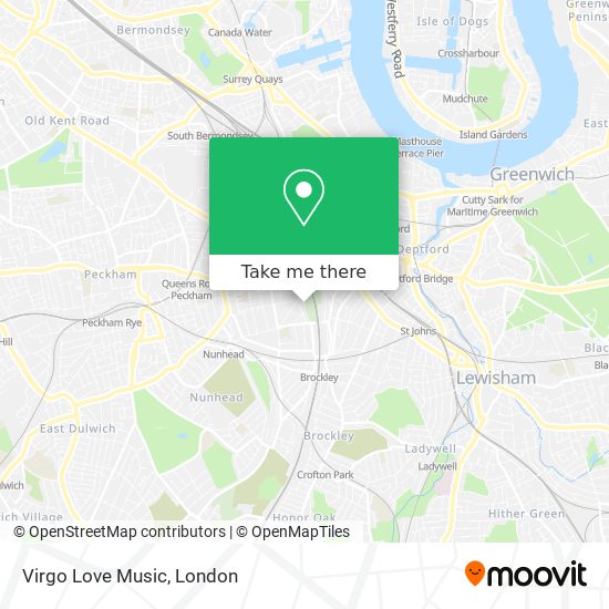 Virgo Love Music map