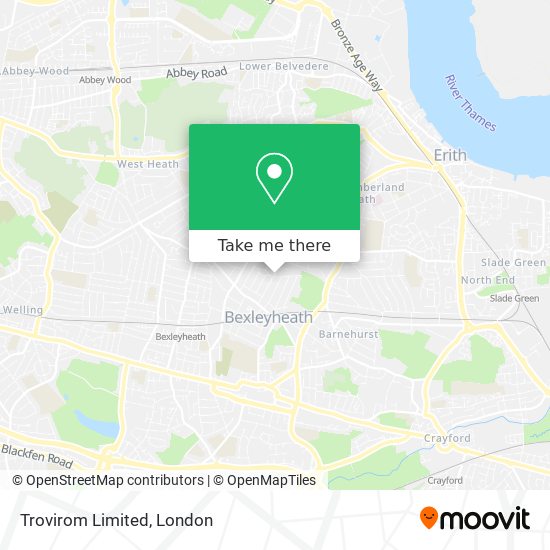 Trovirom Limited map