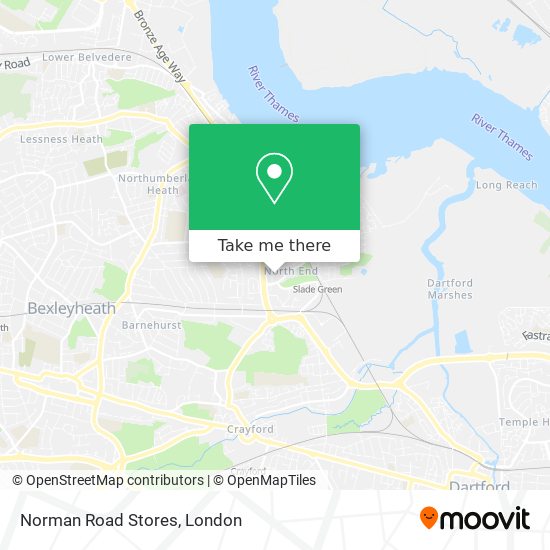 Norman Road Stores map