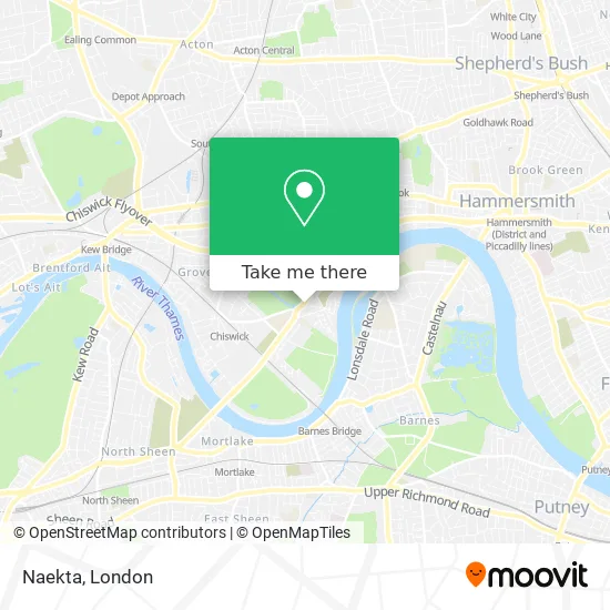 Naekta map