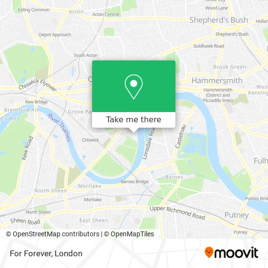 For Forever map
