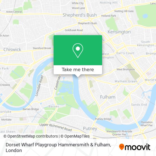 Dorset Wharf Playgroup Hammersmith & Fulham map