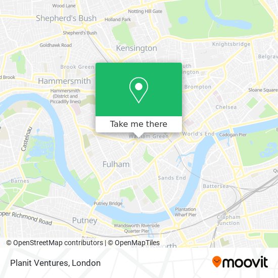 Planit Ventures map