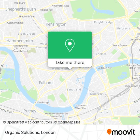 Organic Solutions map