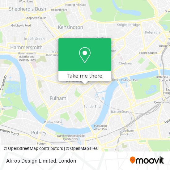 Akros Design Limited map