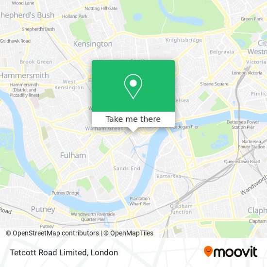 Tetcott Road Limited map
