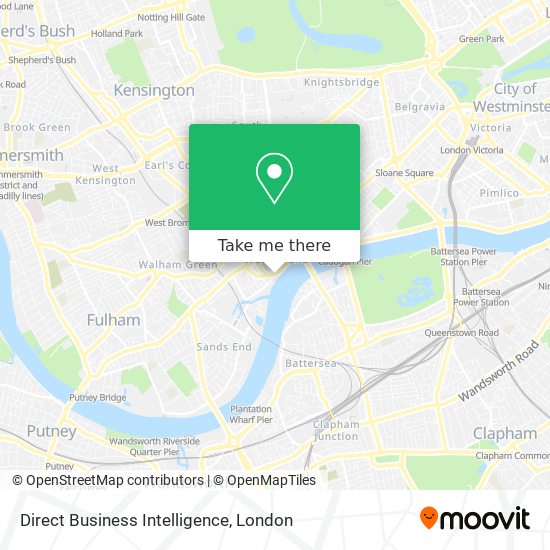 Direct Business Intelligence map