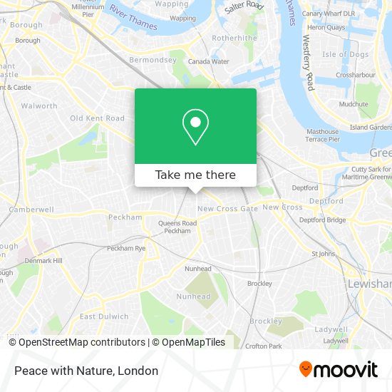 Peace with Nature map