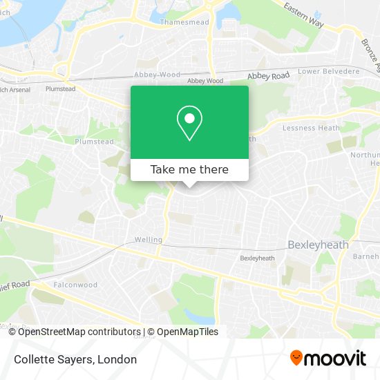 Collette Sayers map