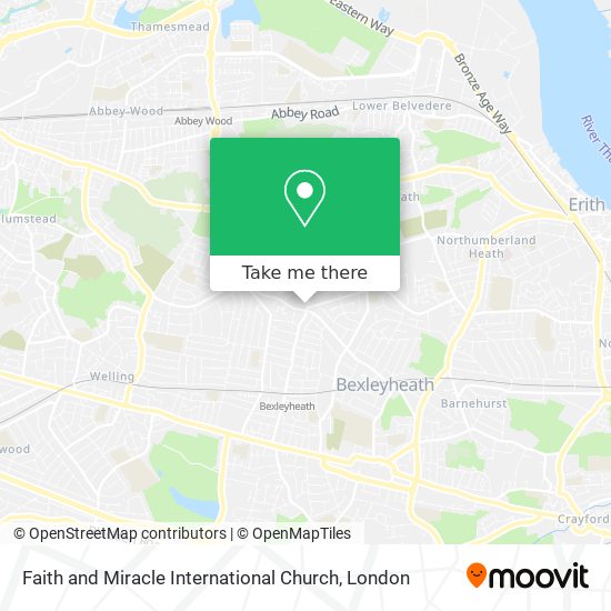 Faith and Miracle International Church map