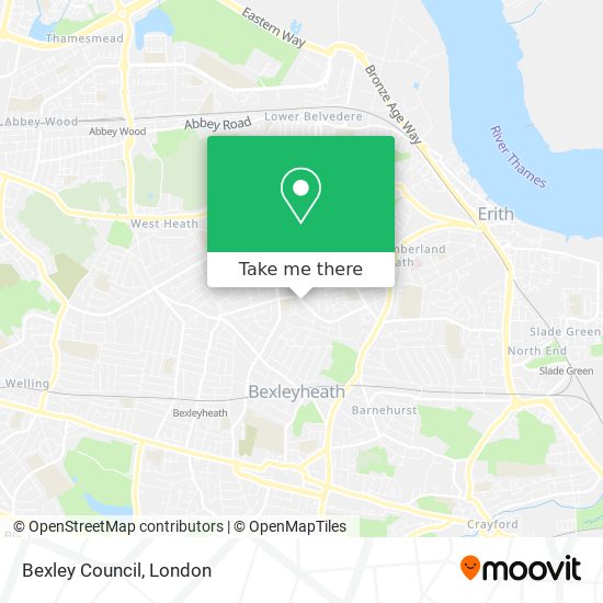 Bexley Council map