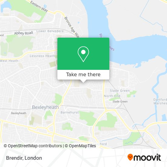 Brendir map