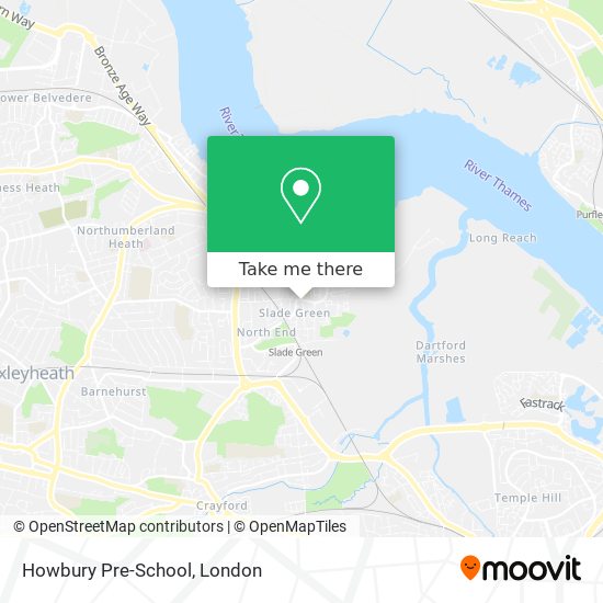 Howbury Pre-School map