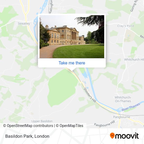 Basildon Park map
