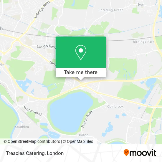 Treacles Catering map