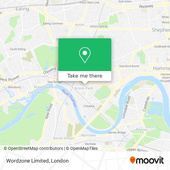 Wordzone Limited map