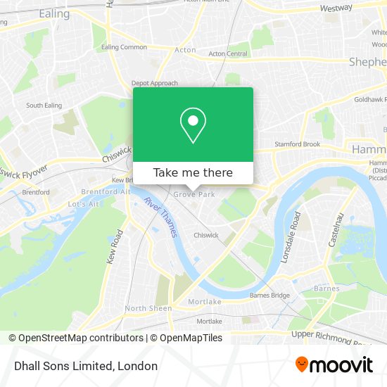 Dhall Sons Limited map