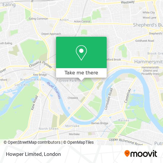 Howper Limited map