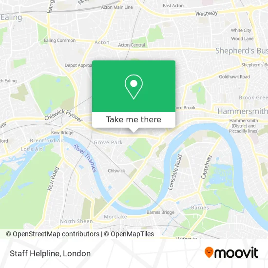 Staff Helpline map