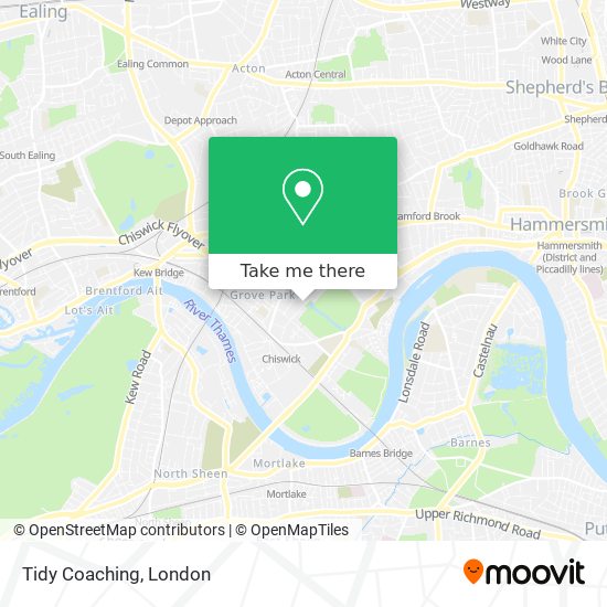 Tidy Coaching map
