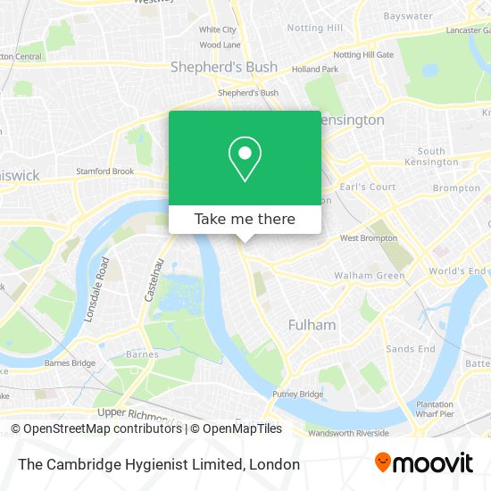 The Cambridge Hygienist Limited map