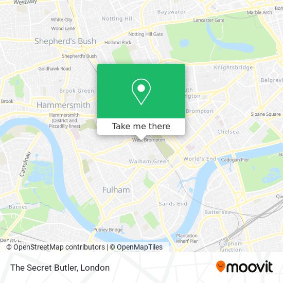 The Secret Butler map