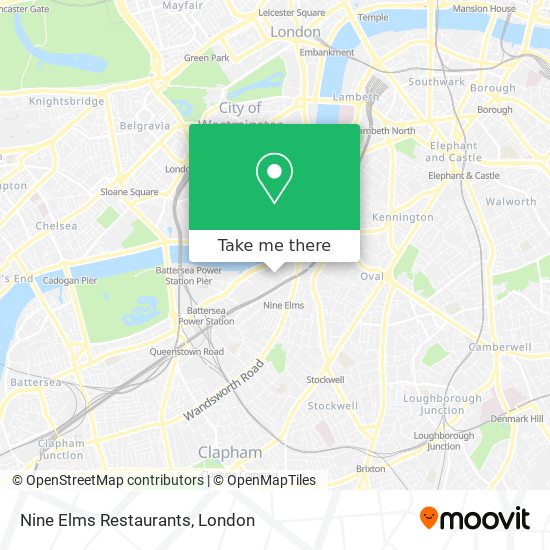 Nine Elms Restaurants map