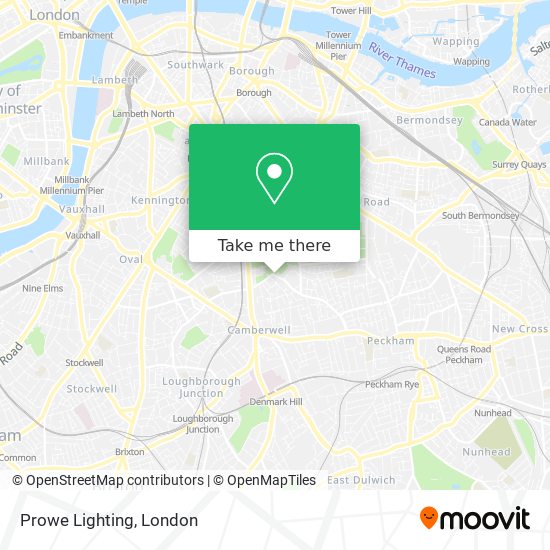 Prowe Lighting map