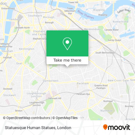 Statuesque Human Statues map