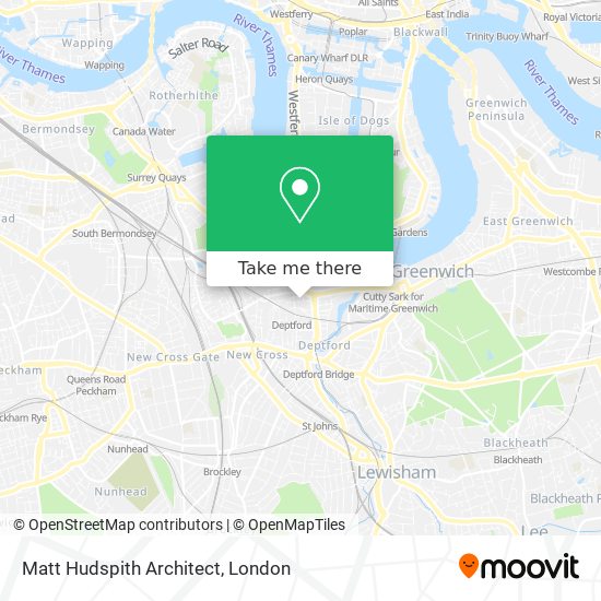 Matt Hudspith Architect map