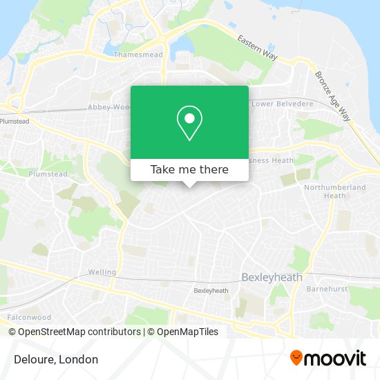 Deloure map