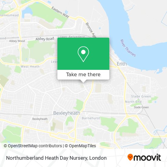 Northumberland Heath Day Nursery map