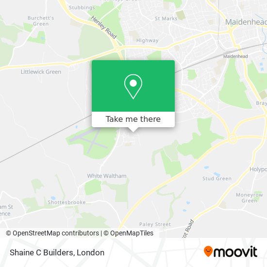 Shaine C Builders map