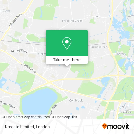 Kreeate Limited map