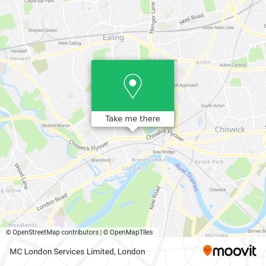 MC London Services Limited map