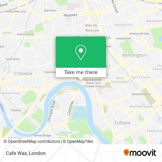 Cafe Wax map