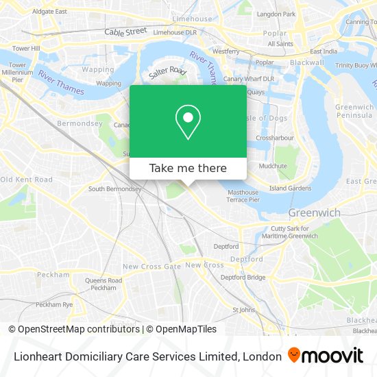 Lionheart Domiciliary Care Services Limited map