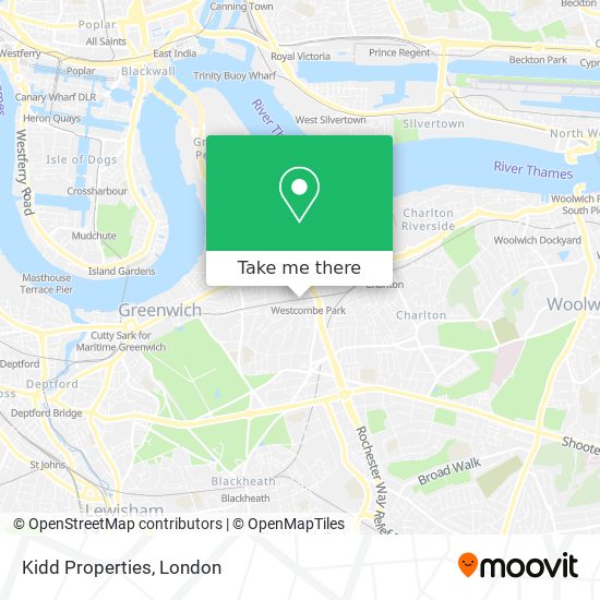 Kidd Properties map